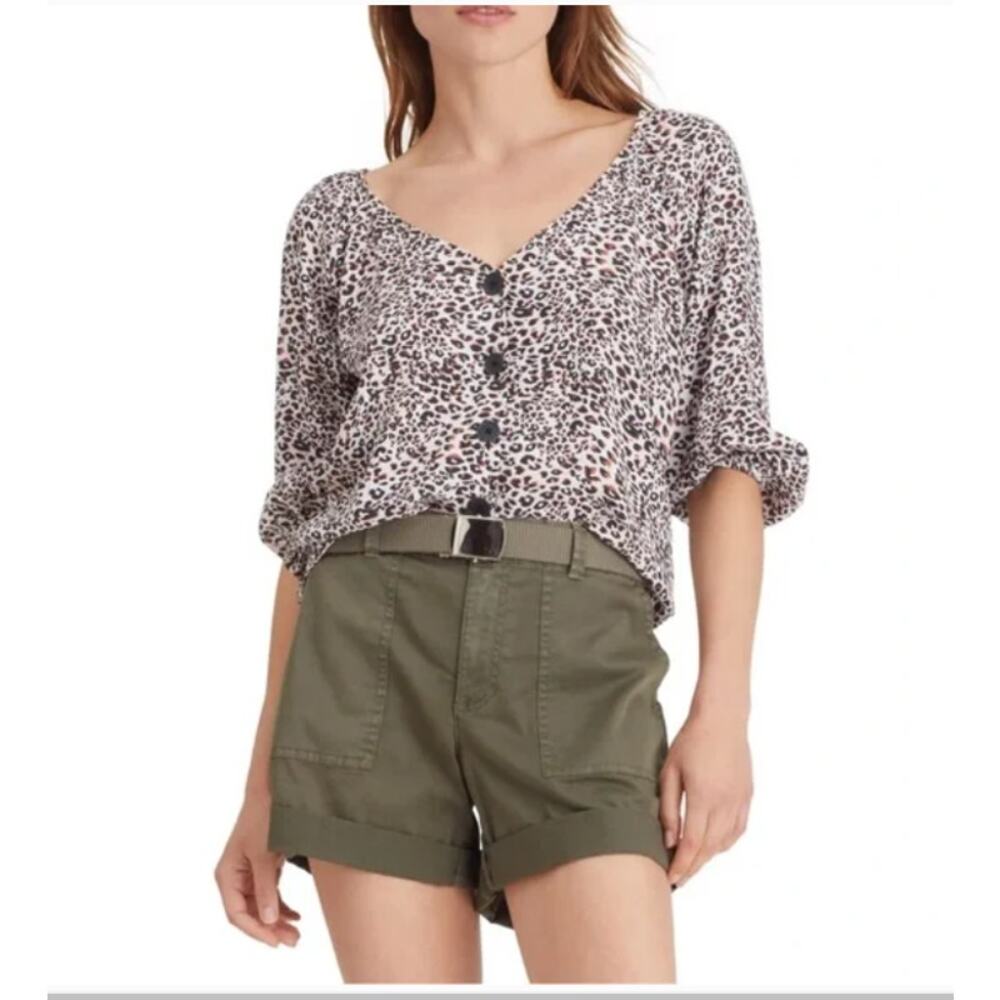 NWT Sanctuary Modern Front Button Top 1X